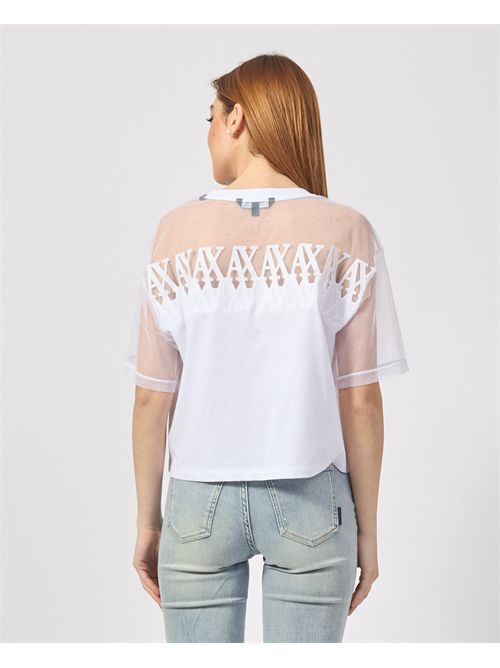 T-shirt Armani Exchange pour femme avec transparence ARMANI EXCHANGE | XW000516-AF10359U0002